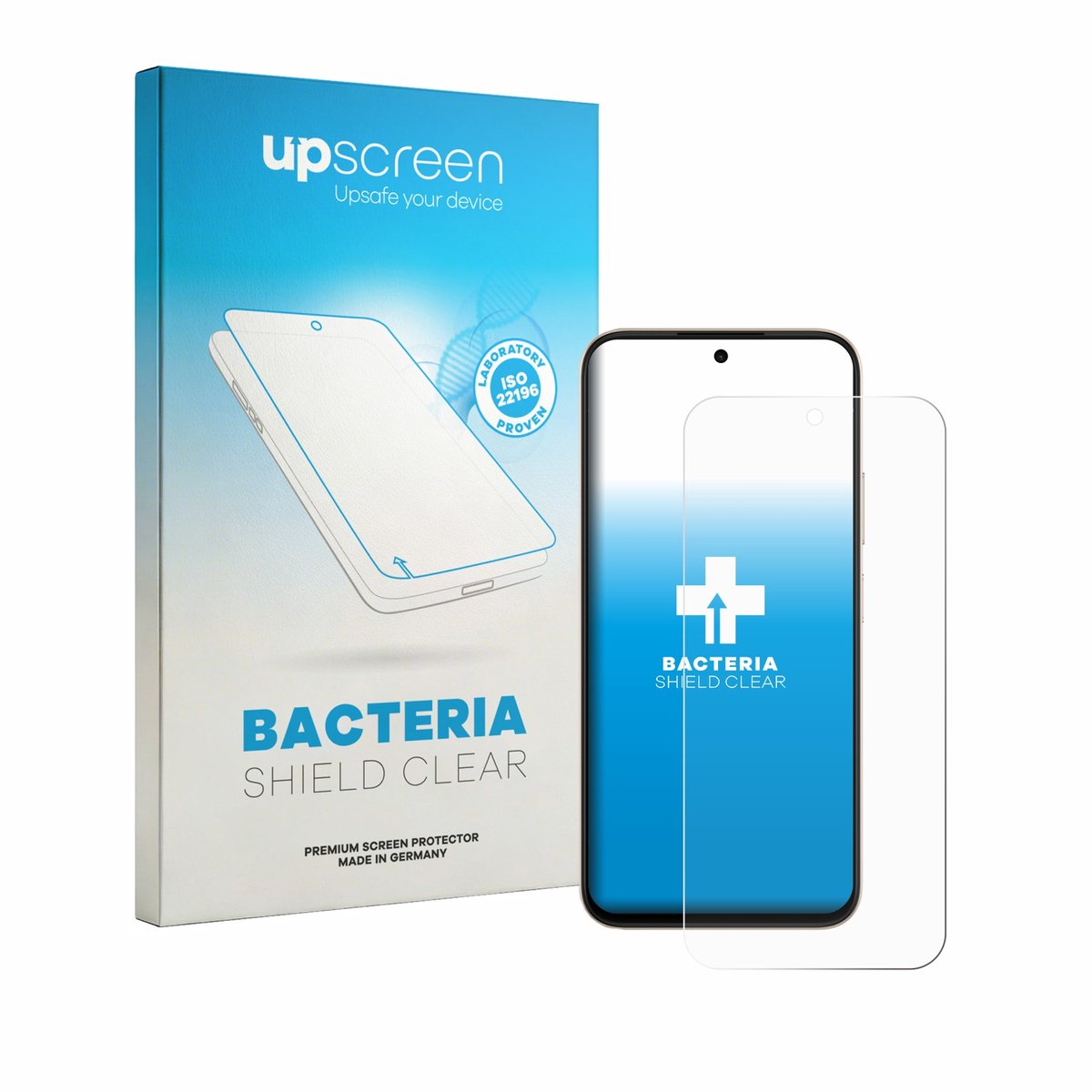 upscreen - Screenprotector voor Oppo A6c - Folie Beschermfolie transparant antibacterieel