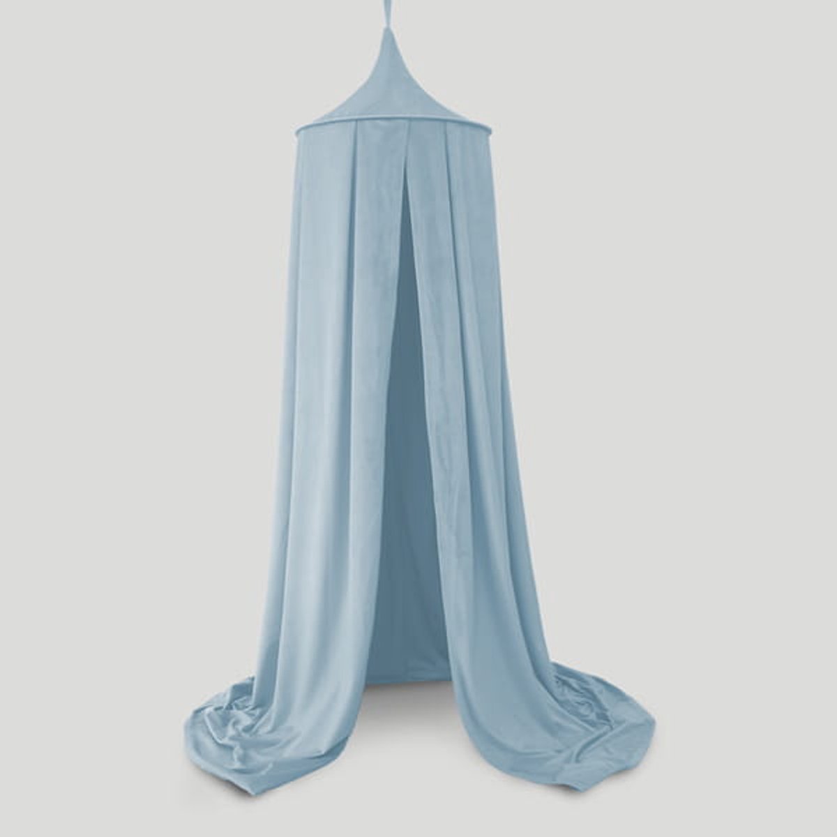 Decordruk VELVET - Kinderbaldakijn - BLAUW - 250 cm - Magic Velvet