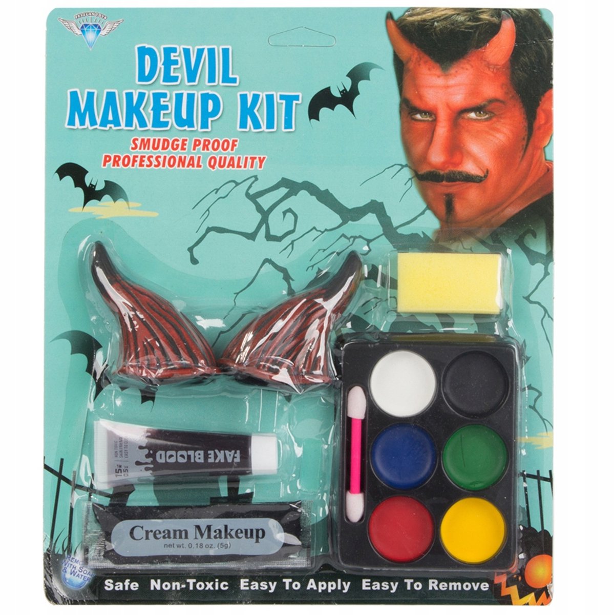 Hangzhou A Link Star Technology Co. - Make-up Set - Halloween - Duivels Hoorns - Synthetisch Bloed