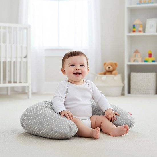 BabyUniverse - Voedingskussen - Klein Rog - Grijze Maczek van Merkloos — afbeelding 3