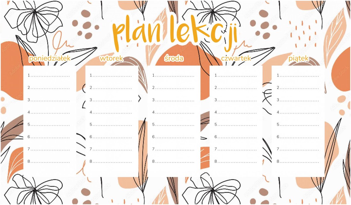 Wallvy - Magnetische Lesrooster - 30x17,5cm - Moderne Bloemen - Personaliseerbaar