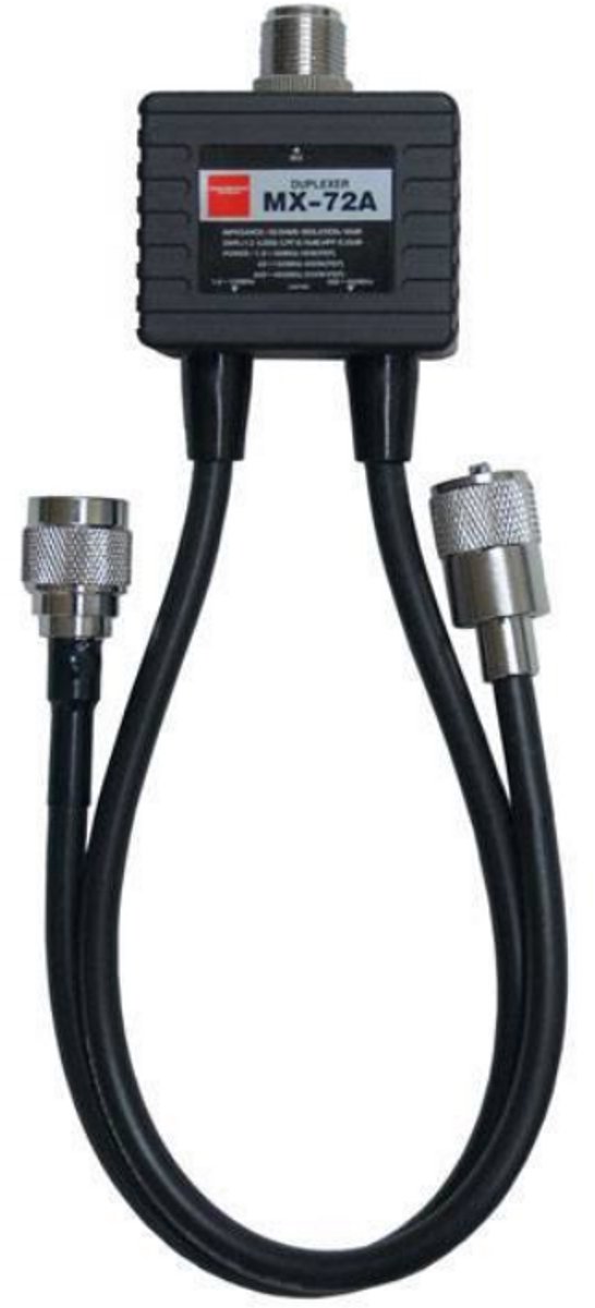 Diamond MX-72A Duplexer 1.6 - 150 Mhz en 350 - 460 Mhz HF+VHF en UHF