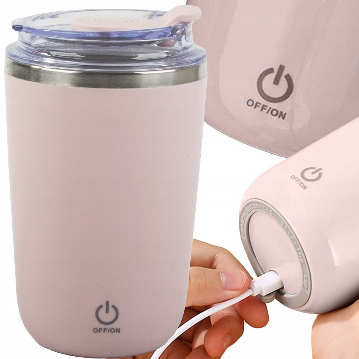 Pingyang Rongrong Handicraft Factory - Zelfmixer Beker - Thermos - 350ml - USB Aangedreven