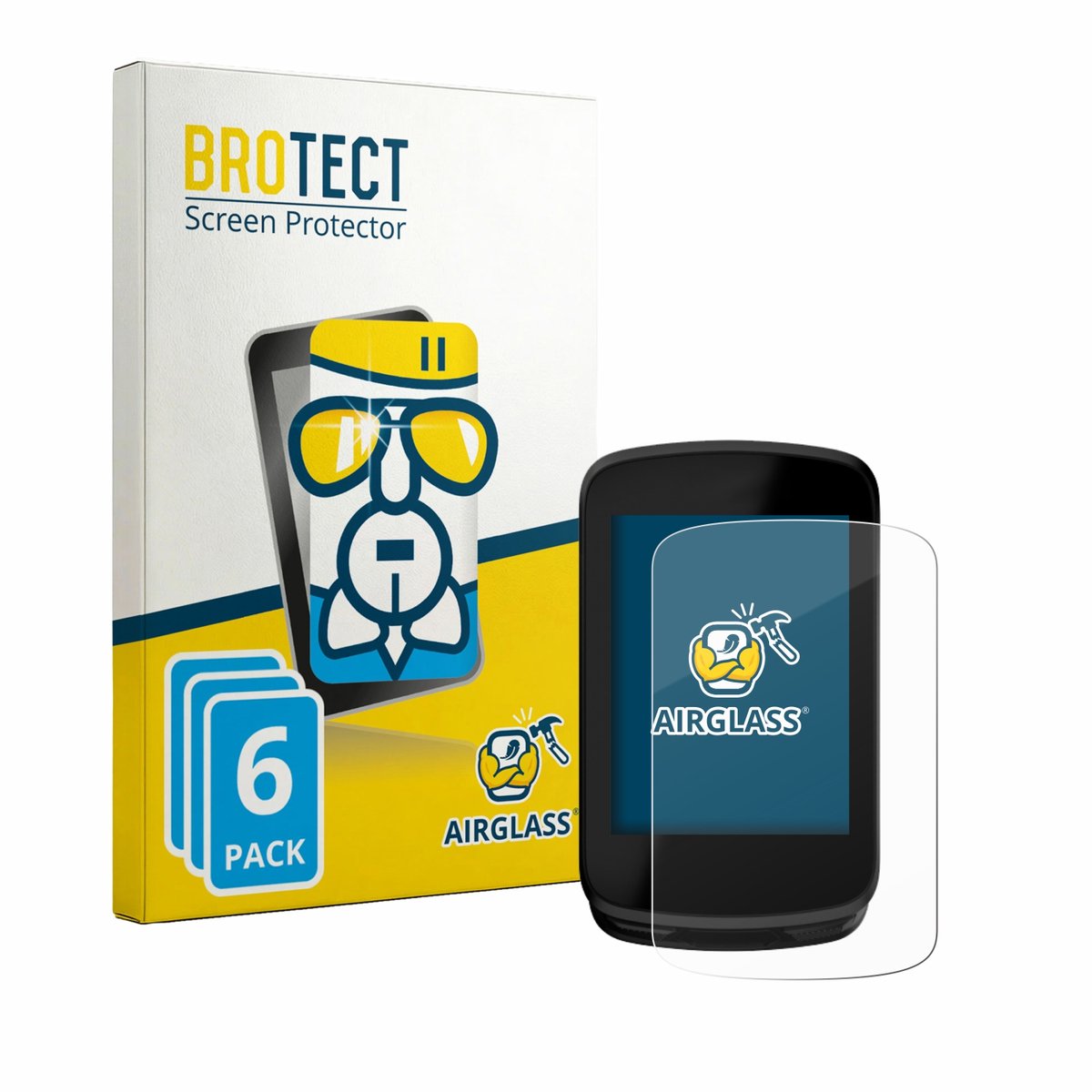 Screenprotector 6 Stuks voor Magene C606 V2 Beschermglas transparant