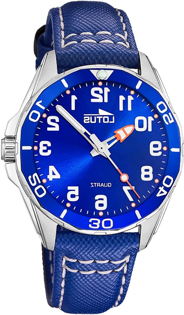 Kinderhorloge - Jongenshorloge Polshorloge - Tijd Leren Lezen - Met Bandring - Niet gespecificeerd - Blauw