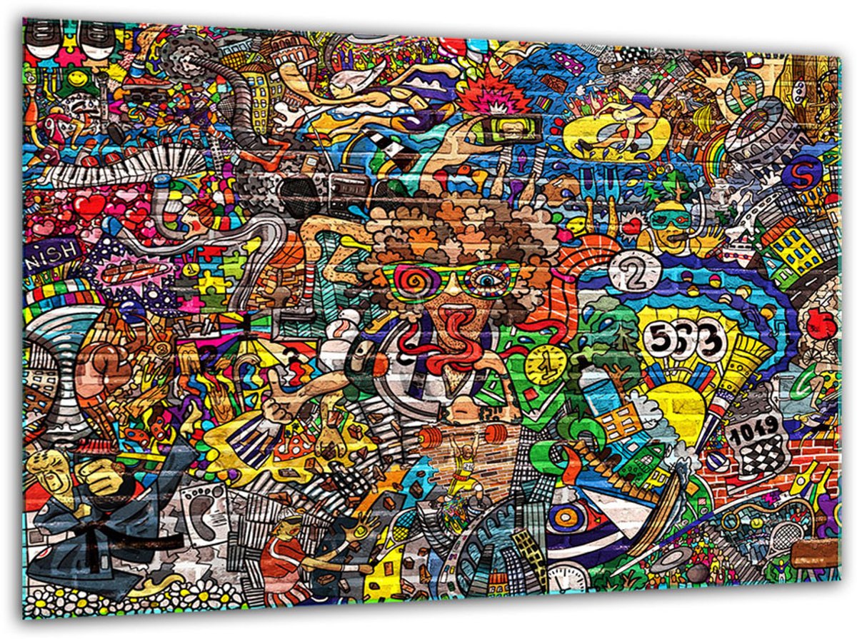 TMK ArtDeko Serie - Gehard Glas Snijplank - 30x22cm - Mozaïek