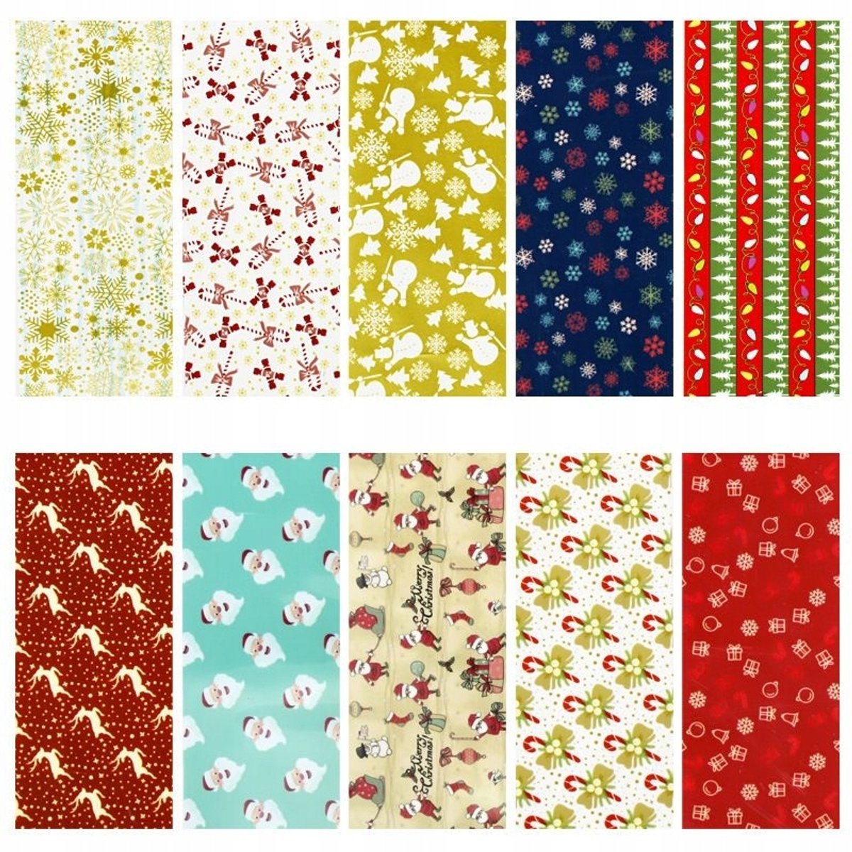 Frezarkowo - Transferfolie Set - Kerstmis - 10x4cm - Meerdere Designs