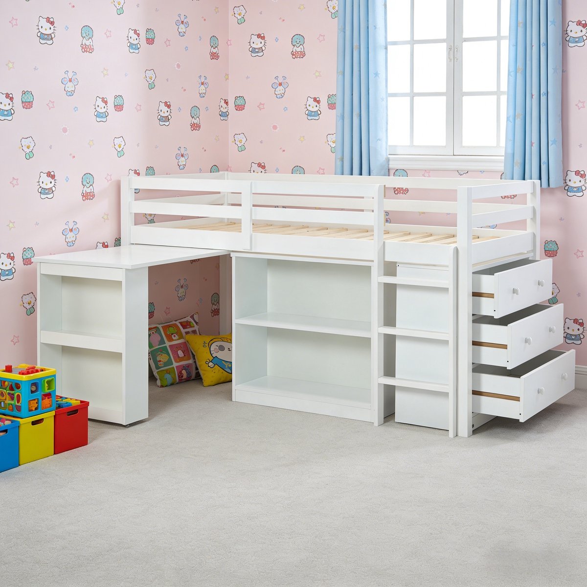 Kinderbed Kinderbed 90x190 Hoogslaper - afbeelding 3
