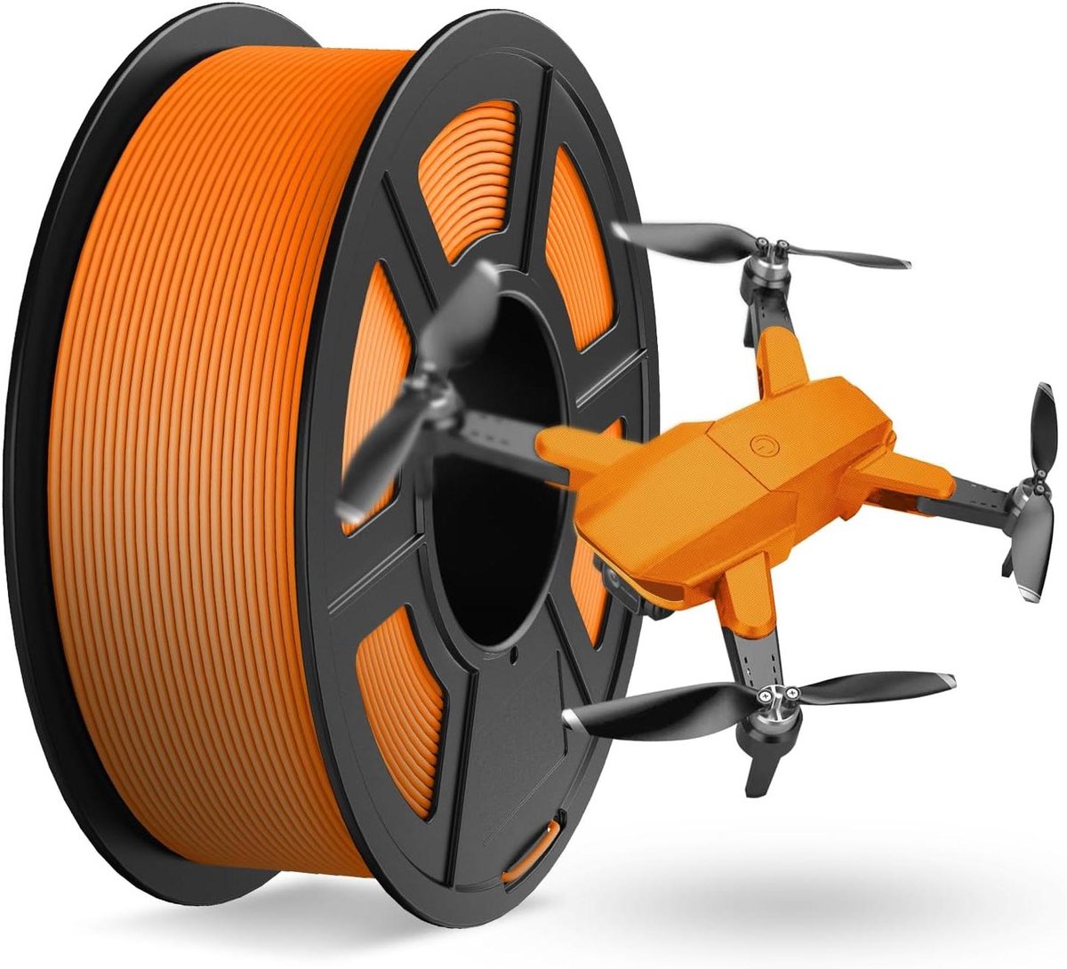 3D Printer Filament - PETG Draad - Snel Prototypen - Mat Oppervlak - 11 kg - Oranje