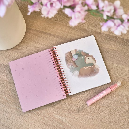 Little Dutch watertekenboek Rosa Fairy Garden - Water magic book