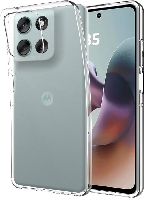 Just in case Soft Design Motorola Moto G56 Back Cover Transparant