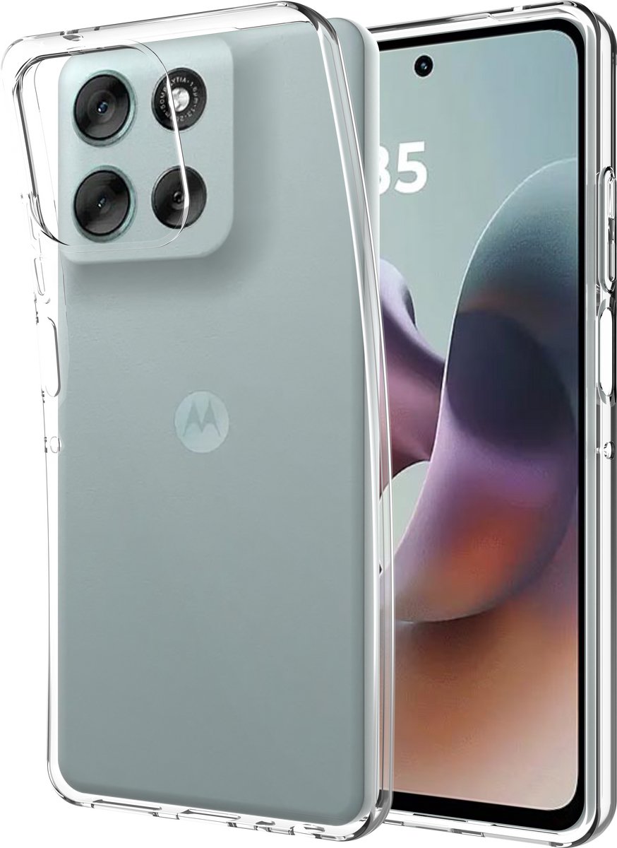 Just in Case Soft Design Motorola Moto G56 Back Cover Transparant