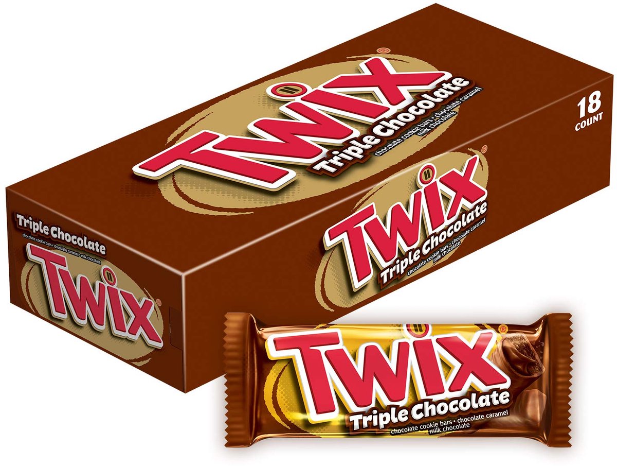 Twix 'Triplo Chocolate' special edition - doos van 18 stuks