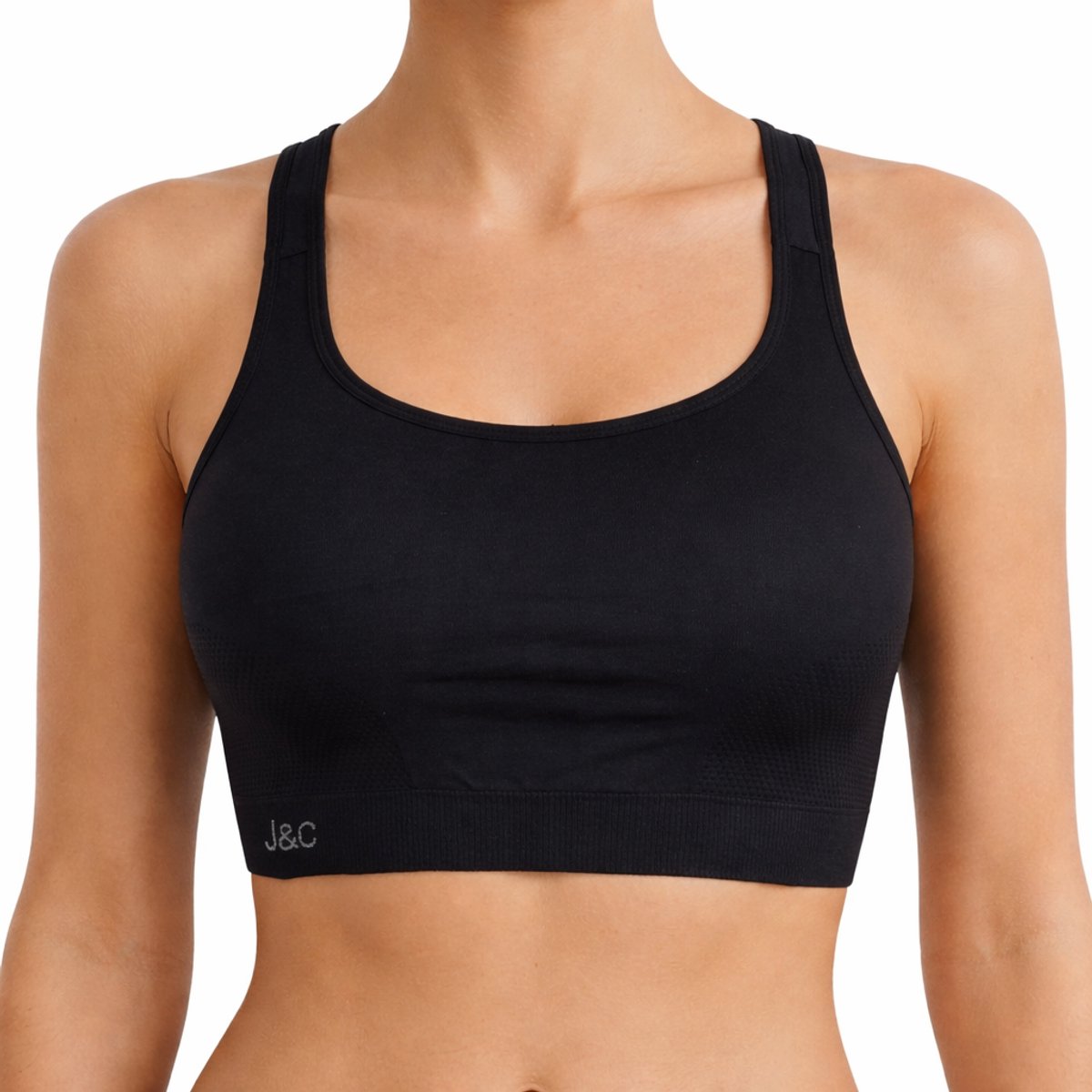 Dames sport BH Zwart - maat L