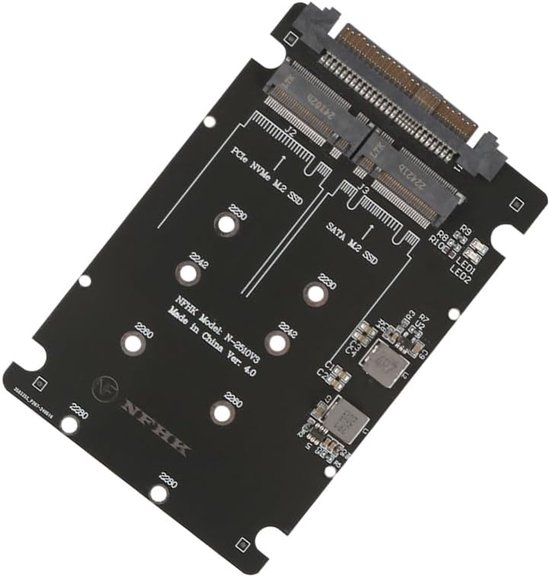 M.2 NVMe Naar USB 3.1 Adapter – M-Key SSD Converter, 10 Gbit/s, Plug & Play, Zonder Kabel – Voor Samsung, WD, Intel