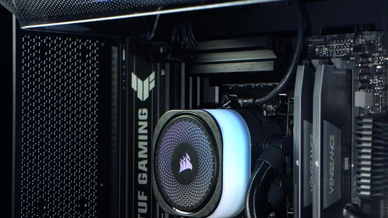 Scan 3XS Systems AIRO – Powered by ASUS – Stage 3 Ultimate Corsair iCUE Gaming PC – ASUS RTX 5090 – Ryzen 9 9950X3D – Corsair DDR5 32GB – WD Black 2TB SSD – 1000W PSU – 4K Ultra Max