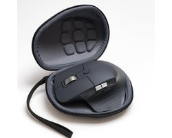 Kraftverdia Muis Opberghoes voor Logitech MX Master 3S / 2S - Hardcase Beschermtas met Ritssluiting en Schouderlus - Reistas voor Draadloze Muis Accessoires