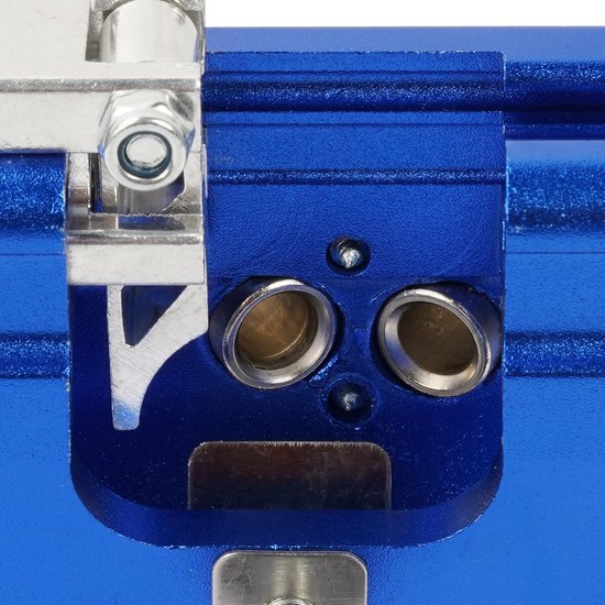 Kettingslijper - Met 3 slijpkoppen - Kettingzaag slijper - Handzwengel Kettingslijper - Tanden Slijper - voor kettingzagen en elektrische zagen - 6x7x2,8cm - blauw van Merkloos	 — afbeelding 3