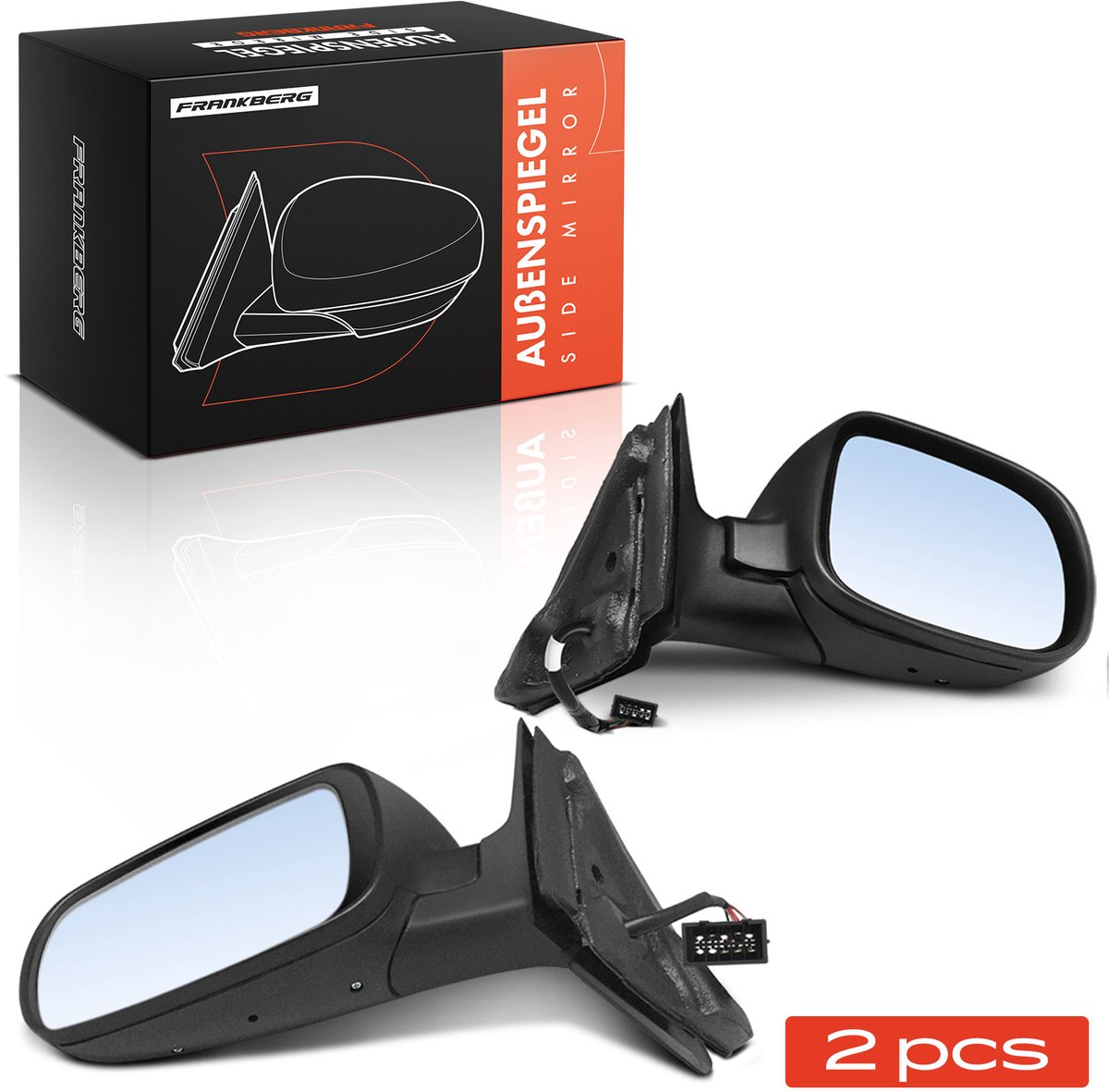 Frankberg 2x buitenspiegel links/rechts voor Audi A3 8L1 1996-2000