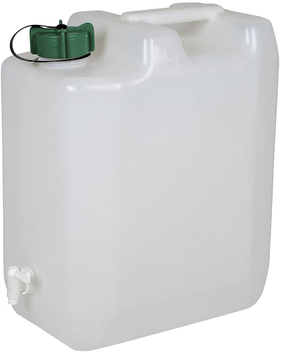 EDA - Jerrycan - Met kraan - 35 Liter - Jerrycan voor water - Wit