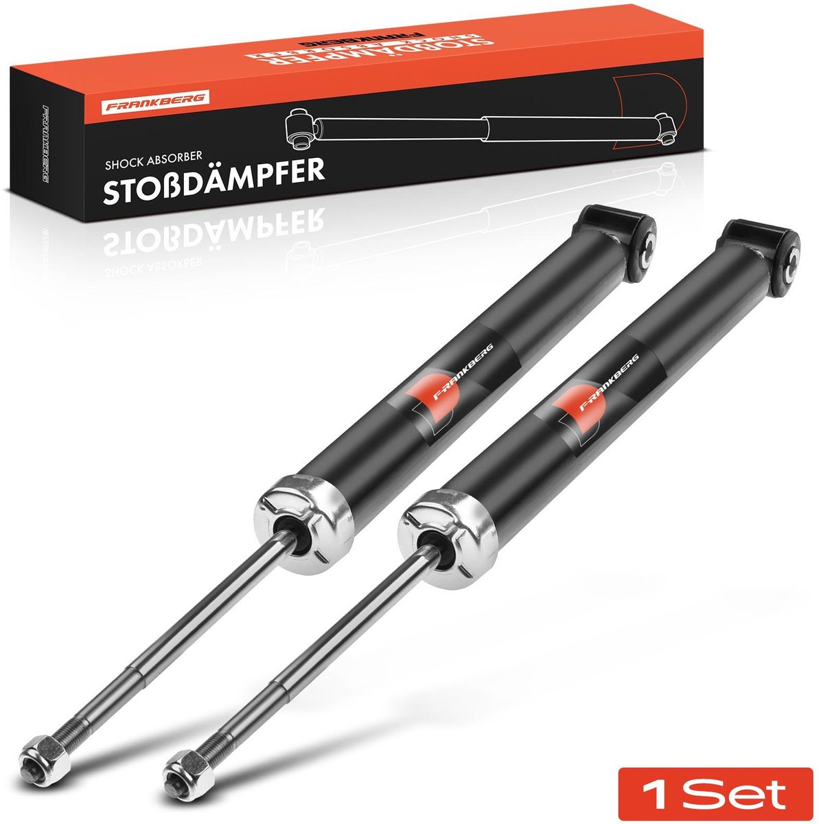 Frankberg 2x Demper Achteras voor BMW 3er E46 3er Compact 3er E36 E46