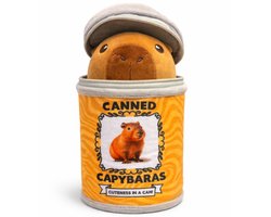 Topknuffels® - Capibara (Bruin) in Blik Squishy Pluche Knuffel 20 cm - Capybara Knuffels Dierenknuffel - Kapibara Kapybara - Speelgoed Kawaii Kussen - TikTok Plush Toy