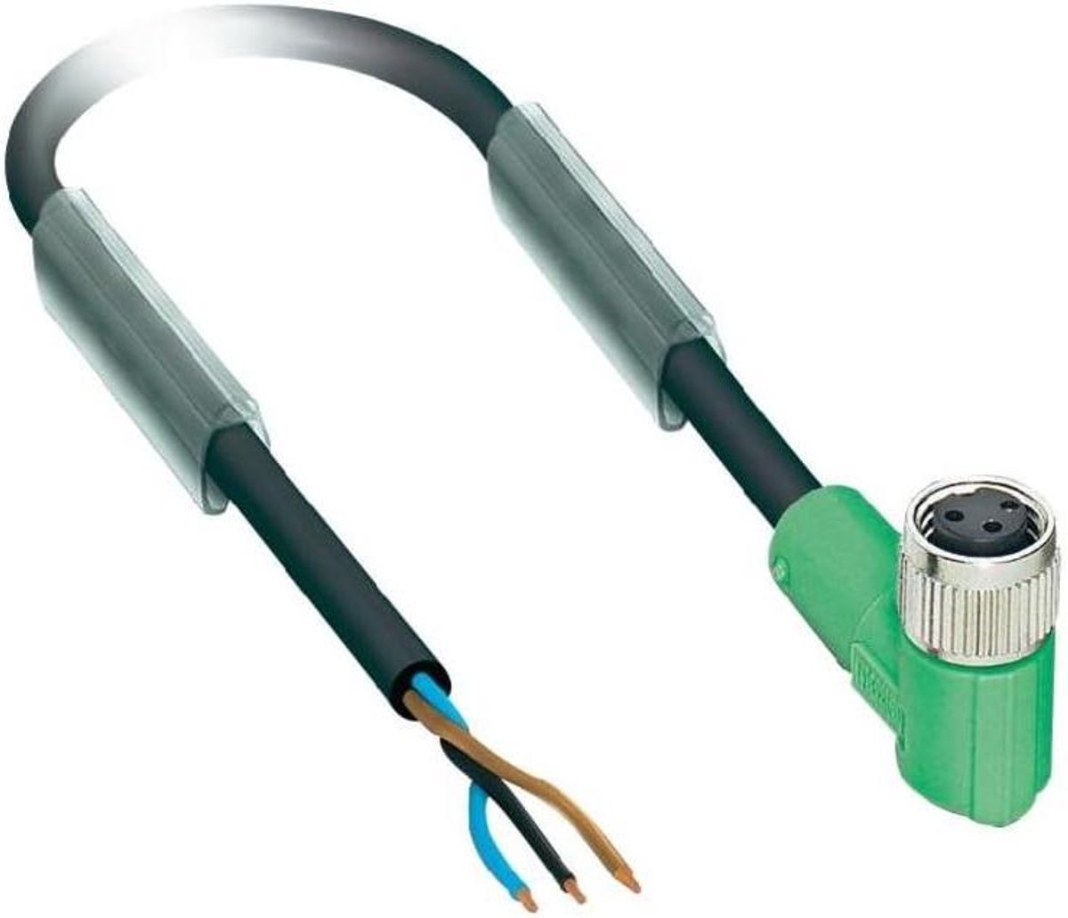 Sensor Kabel - Actuator Kabel - Industriële Automatisering - M8 3-polig - 3 meter - Zwart