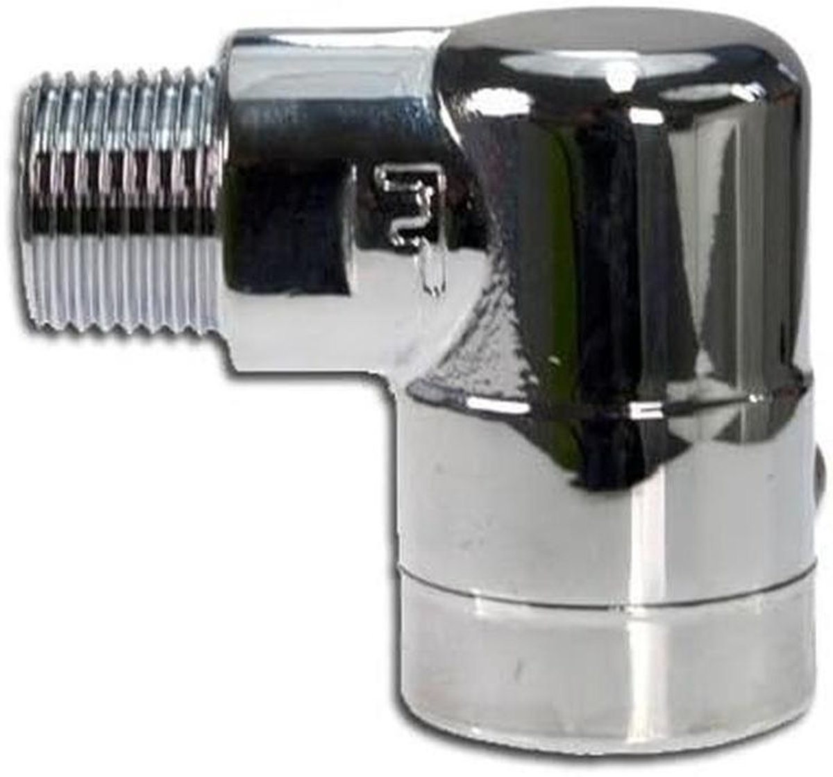 Gascontactdoos - Gasaansluiting - Gasslang Aansluiten - Metrische Draad - 1/2 inch - Zilver