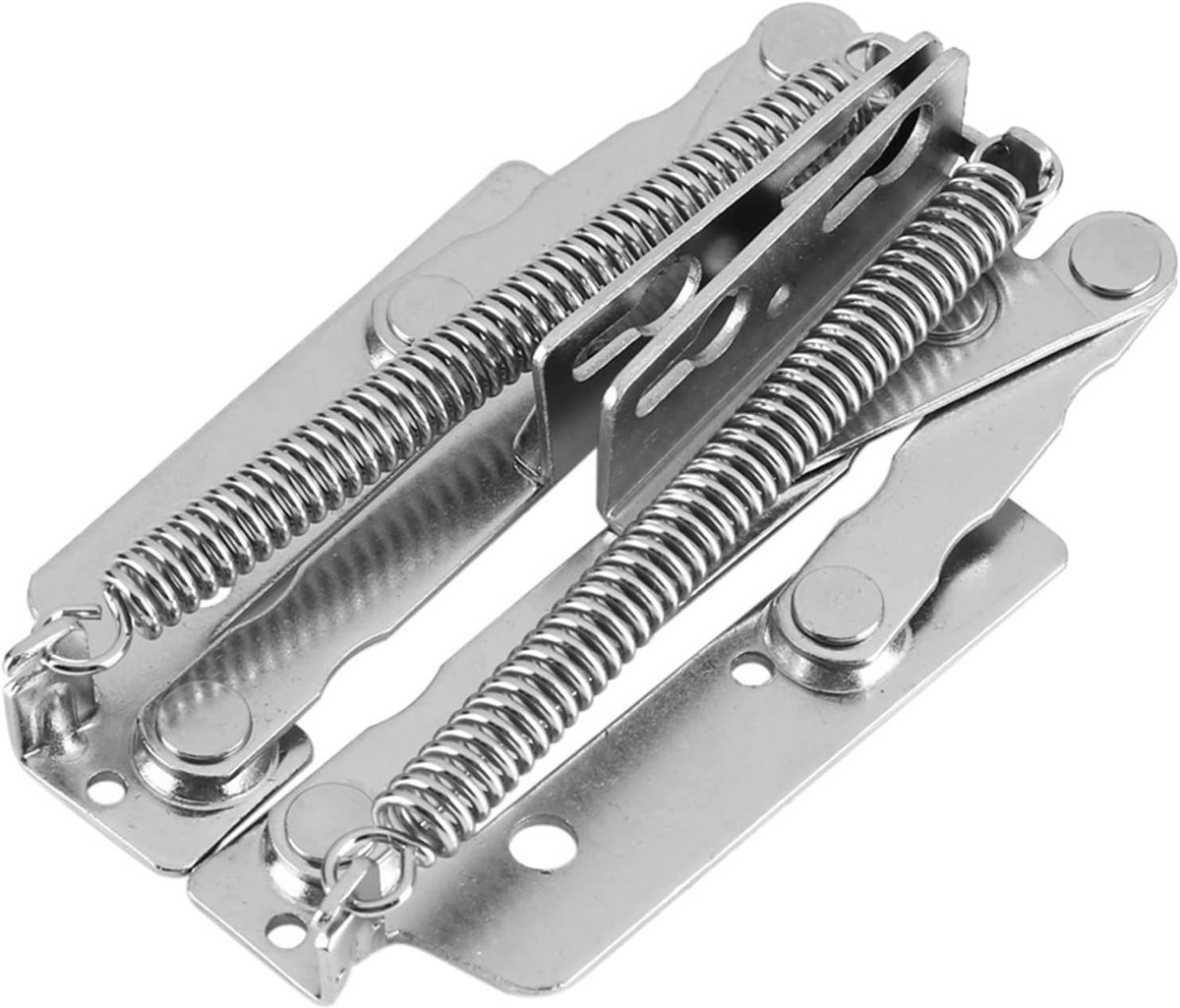 1 Pair Vouwscharnieren - Vouwkast Hinge - RVS - Zware Gasveer - Deksel - Scharnier voor Kasten - Swingende Deuren - Meubels