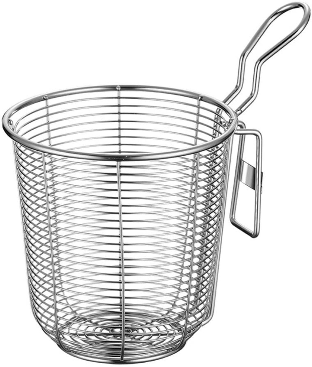 SPHProducts - Roestvrij stalen pastamachine - Mesh spinnenzeef - Duurzaam en praktisch - Zilver - Geschikt voor noedels - Veilig in gebruik - Voor kno