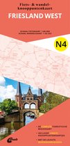ANWB Fiets en wandelknooppuntenkaart - N4. Friesland West