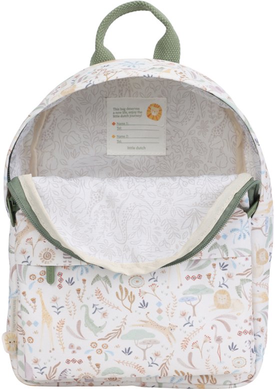 Sac à dos Little Dutch Safari Friends - 29 cm
