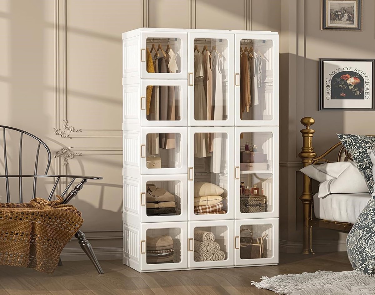 Luxe Kledingkast – 104x50x170 cm – Industrohome