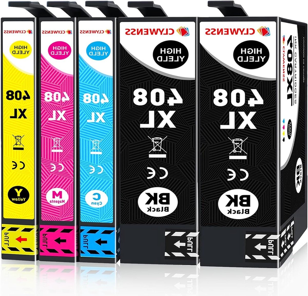 Inkt Cartridges - Printer Inkt - Thuis Printen - Hoge Pagina Opbrengst - 5 Stuks - Multi-color