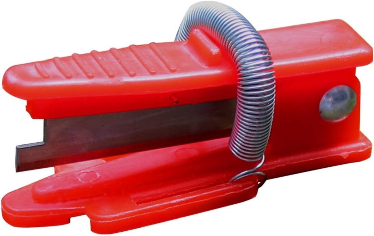 Multifunctionele duimsnoeischaar - 1 stuk – Rood – Lengte 5,3 cm – Geschikt voor tuinen - theeplantages en boerderijen