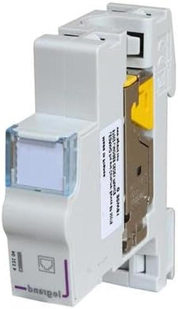Patchmodule Categorie 6A - Afgeschermde module - Netwerkverbinding Maken - Snelle verbinding zonder gereedschap - 1 module - null
