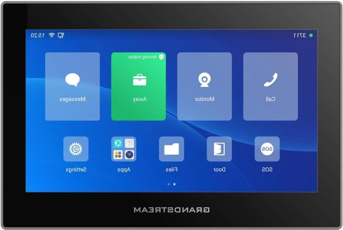 SIP Intercom Station - Toegangscontrole Paneel - Gebouw Beheer - Geïntegreerde Wi-Fi 6 - 7 inch Touchscreen - Zwart