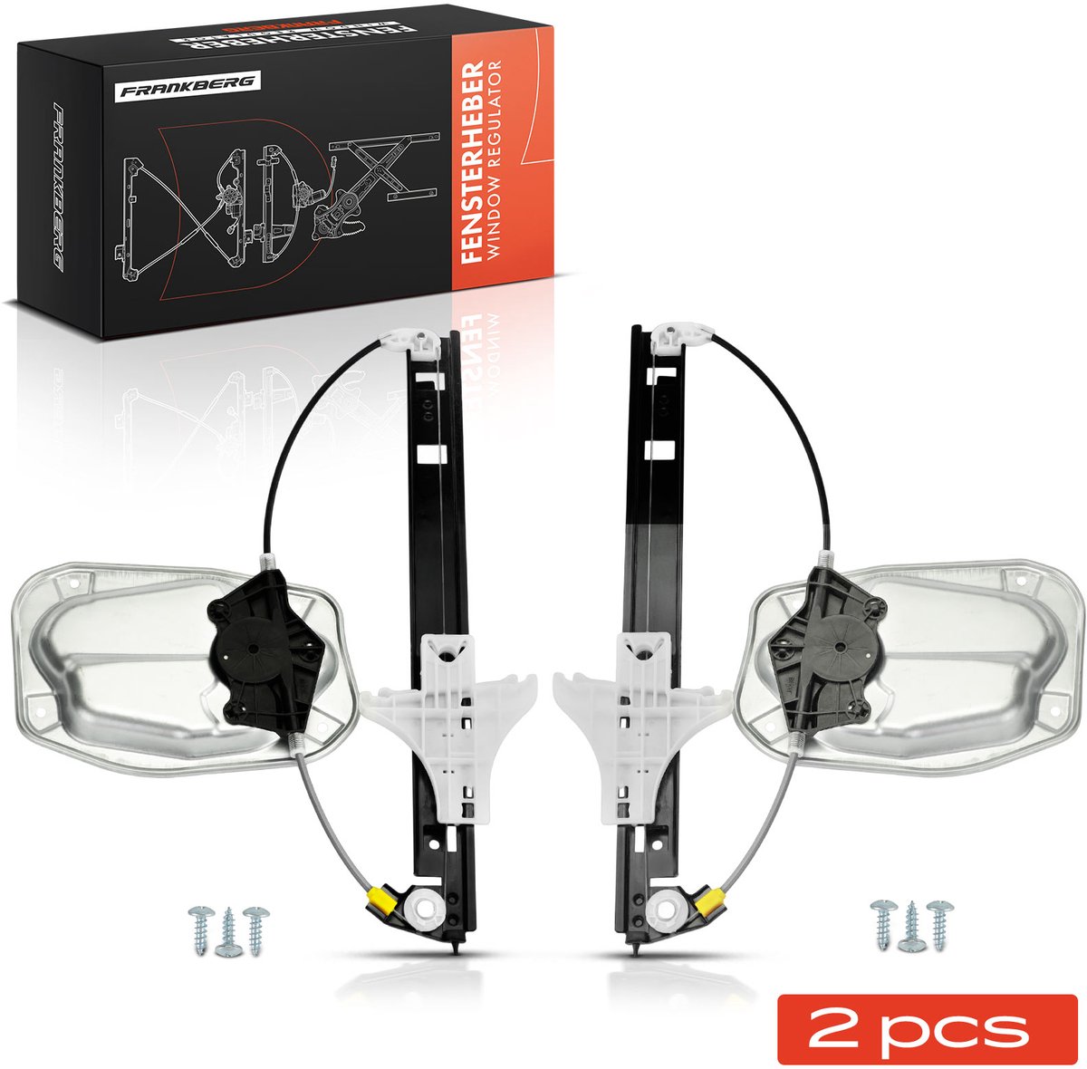 Frankberg 2x Raambediening Achter voor VW Golf Plus