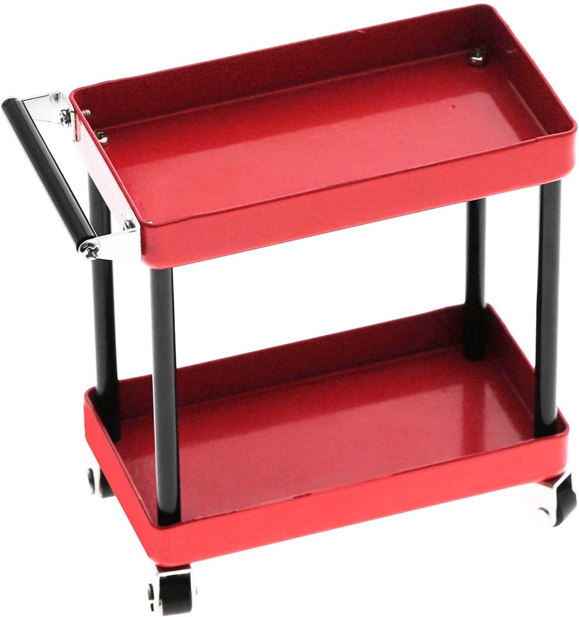aladdien - Gereedschap Trolley Kit - Mini Opslag Trolley - Mobiele Werkplaats - Rood - Garage Gereedschap - Geschikt voor RC-accessoires