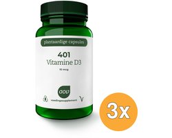 AOV 3x 401 Vitamine D3 (60 vega capsules)