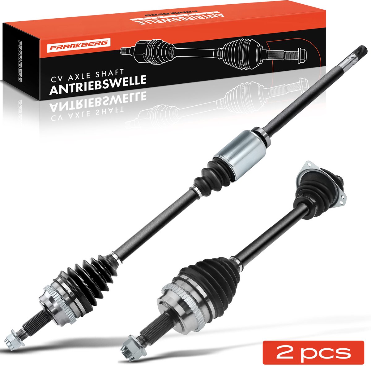 Frankberg 2x Aandrijfas Vooras voor Renault Opel X70 Nissan