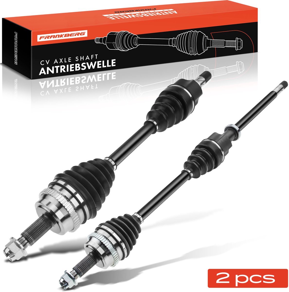 Frankberg 2x Aandrijfas Vooras voor Nissan