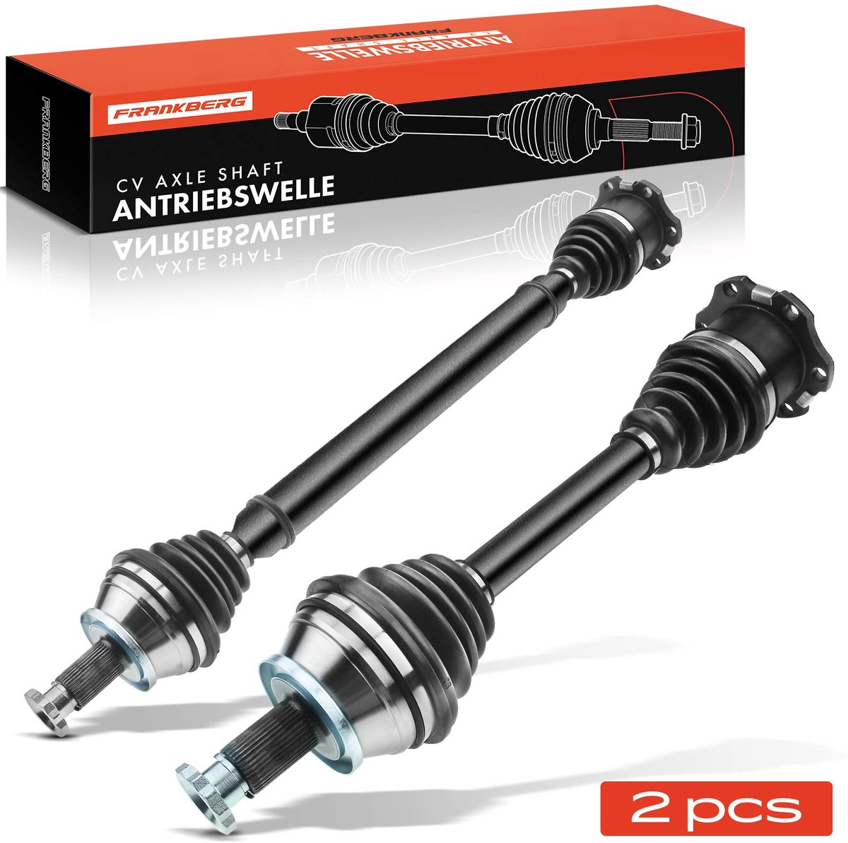 Frankberg 2x Aandrijfas Voor voor VW Polo 9N Seat Ibiza Skoda Fabia