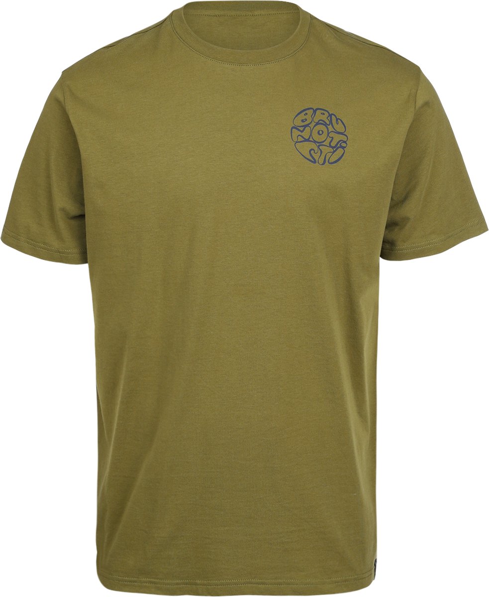 Brunotti Sidley T-Shirt 100% Katoen Regular Fit Crewneck S Mayfly