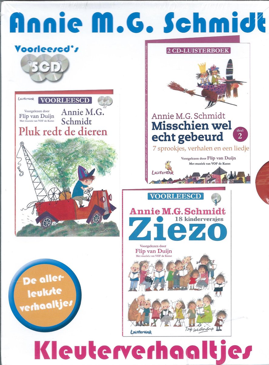 Annie M.G. Schmidt Kleuterverhaaltjes Voorlees 5CD