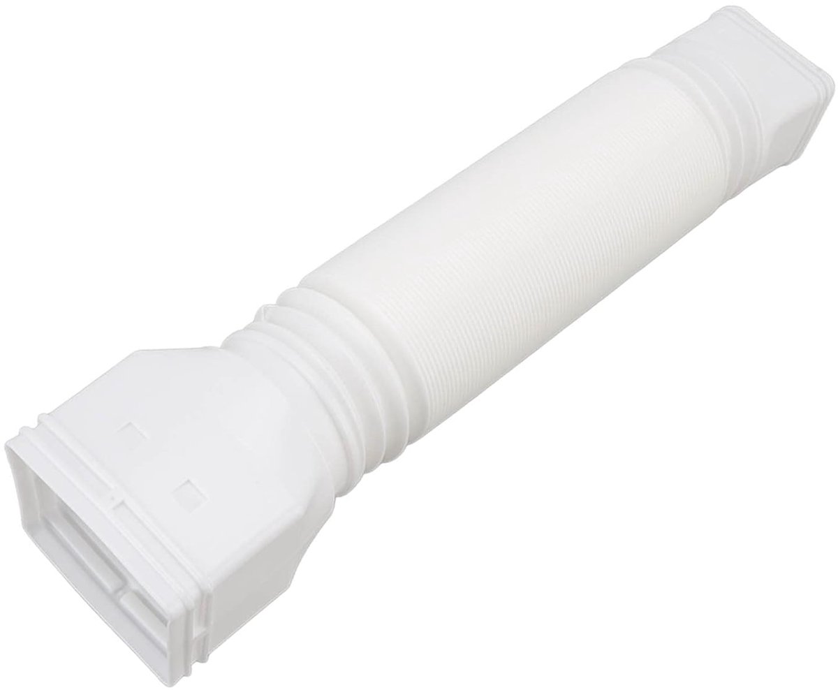 Flexibele Regenafvoer - Regen Goot Verbinder - Regenwater Afvoer - 50-150 cm - Wit