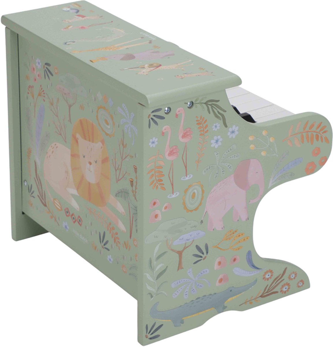 Little Dutch Houten piano - Groen FSC - Safari Friends — cadeau in Spellen & Speelgoed - foto 5