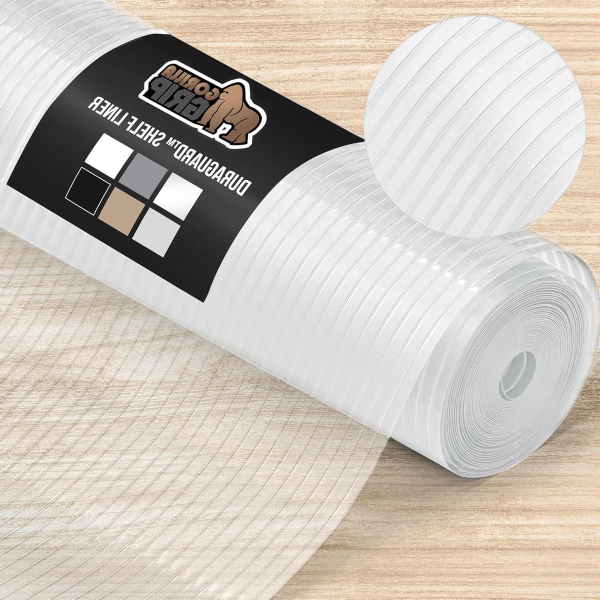 Plankbekleding - Lade voering - Kasten beschermen - Niet-klevend geribbeld - 30x51 cm - Helder