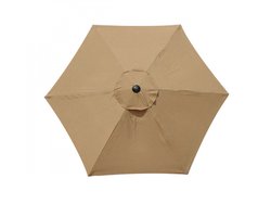 Vervangend doek voor parasol - Overig - Khaki 3M 6-bale parasol - UPF 30 zonbescherming