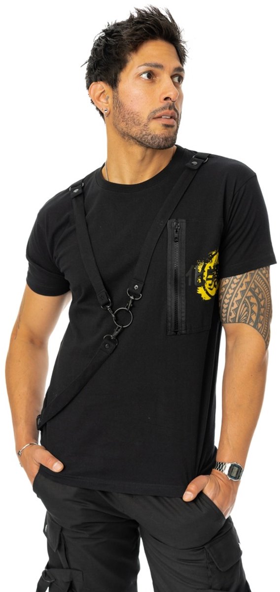 Chemical Black Urwin Top Heren T-shirt - zwart - L